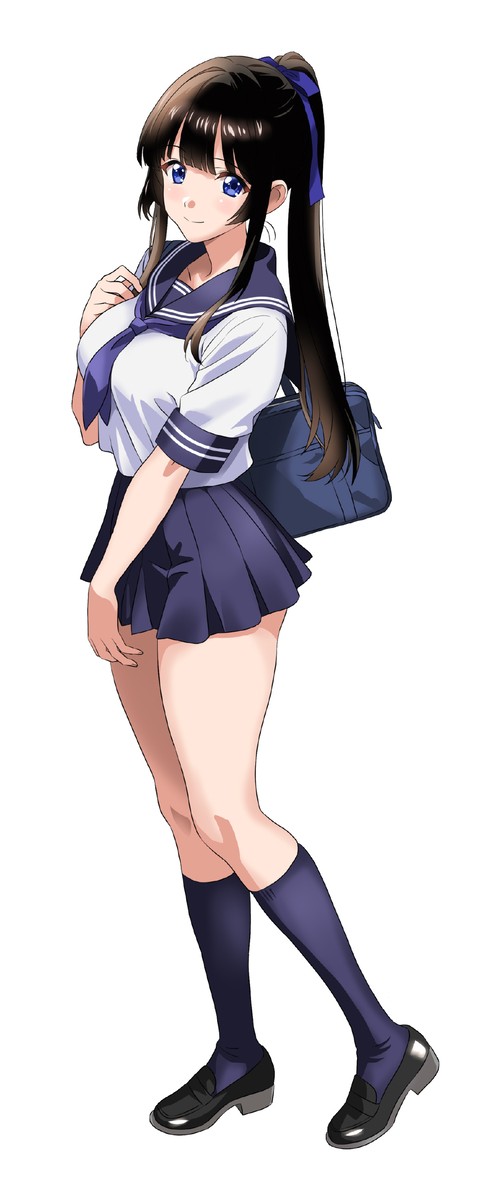 早乙女かな 姿川高校制服(セーラー服)