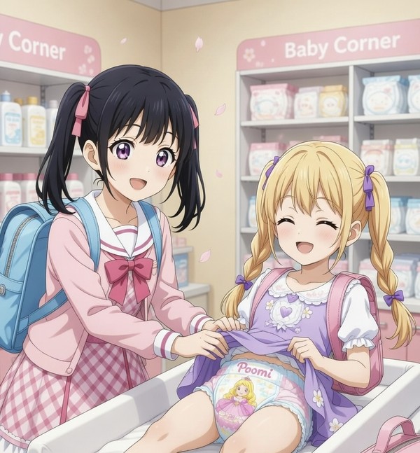 【TSF】オムツを交換される元男性の蒼司ちゃん