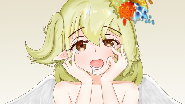 被美食感动的米夏(?)