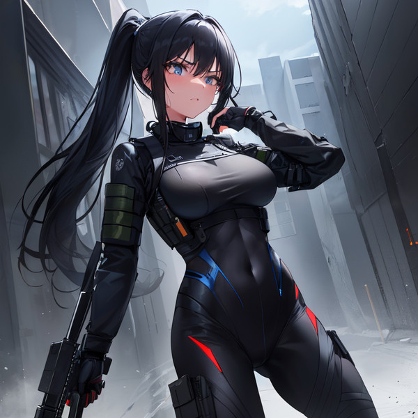 凛々しいお姉さん