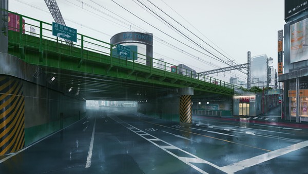Rainy Morning Shinjuku -Tokyo