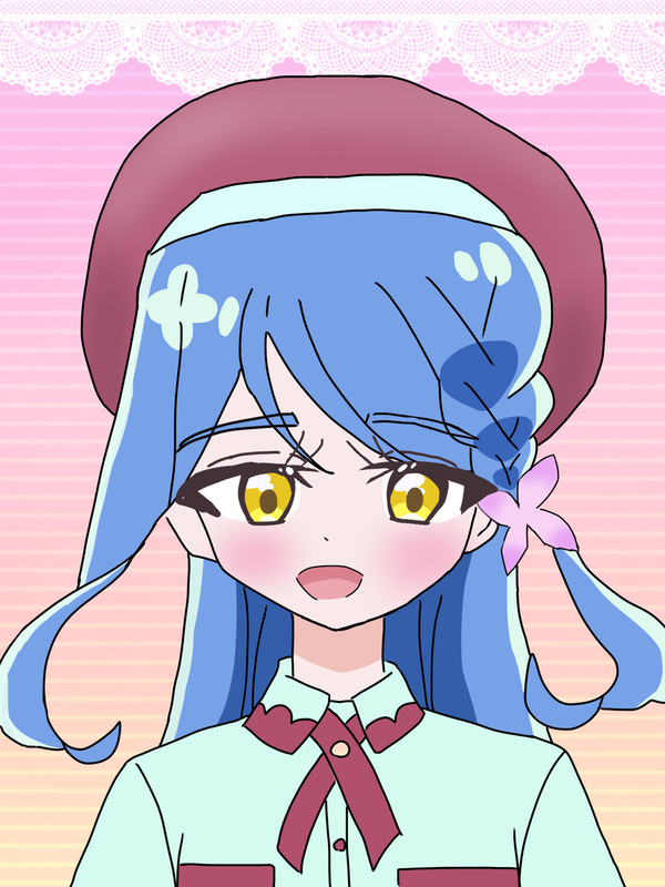 帆羽くれあちゃん描いた