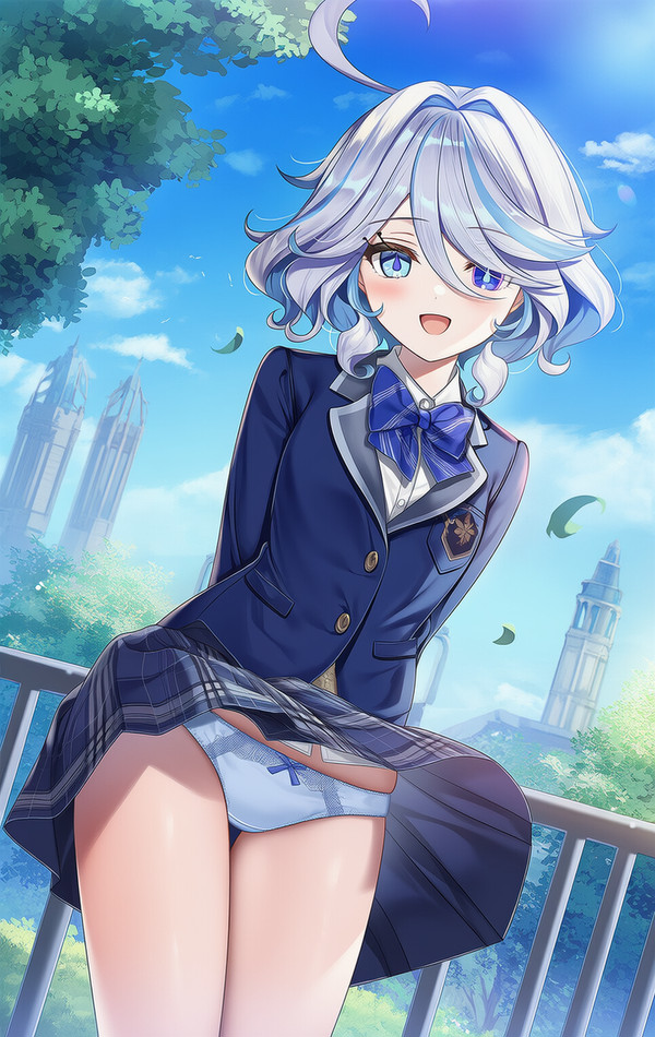 おパンツ制服フリーナ