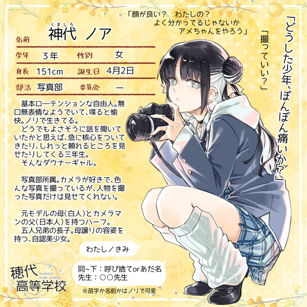 【ほし高】神代ノア【CS】