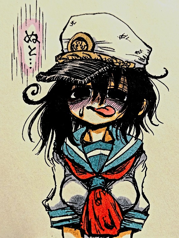 舌なめずり