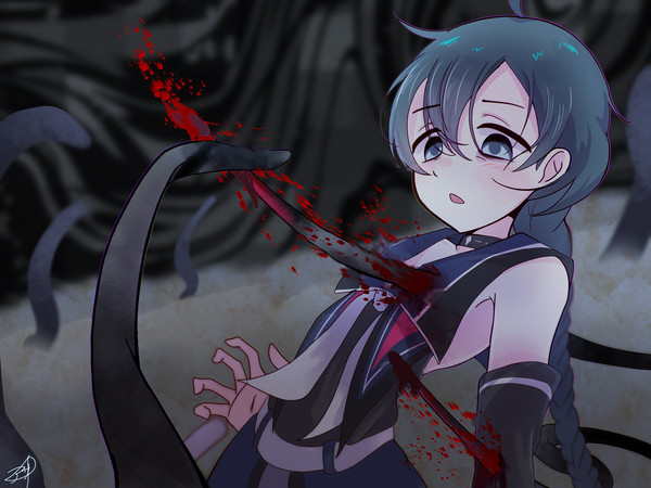 ハリガネ型魔獣と魔法少女