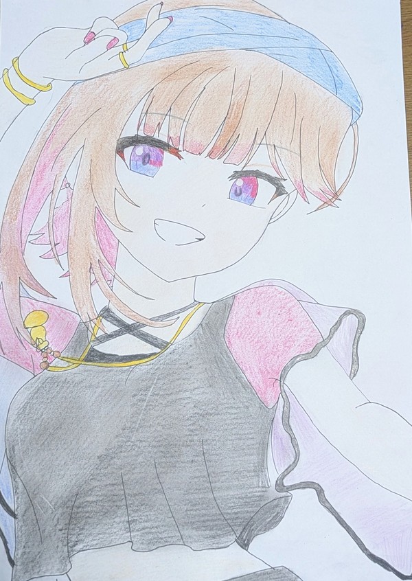 ときのそら　アナログイラスト
