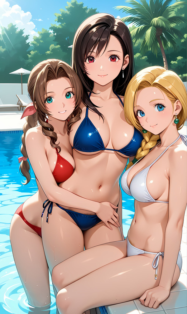 プールサイド