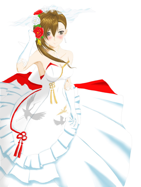 花嫁レイミ（色塗り練習）