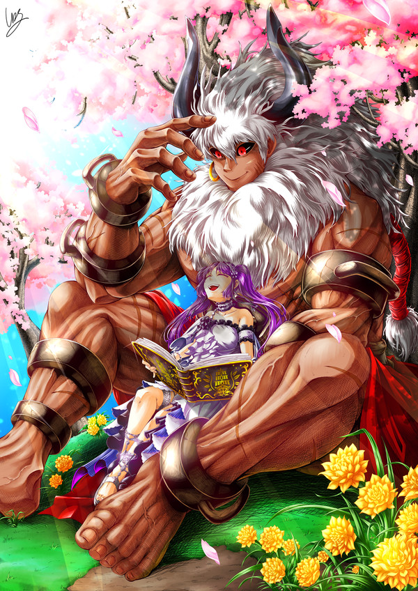 FGO - 에우리알레 & 아스테리오스 in 봄