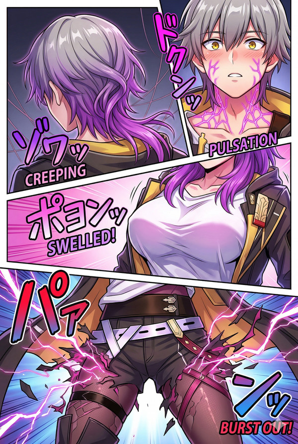 開拓者→カフカ 2ページTS漫画
