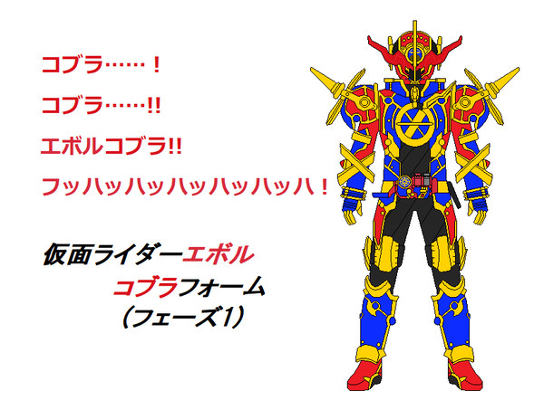 仮面ライダーエボル(フェーズ1~フェーズ3)