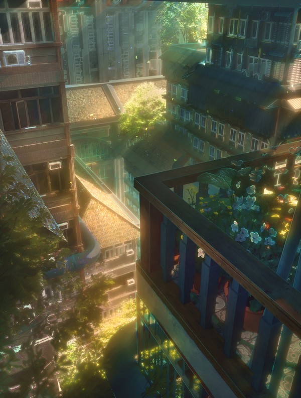 テラスからの景色