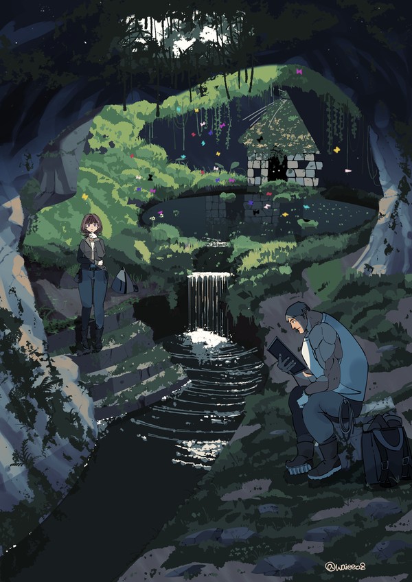 Underground cave
