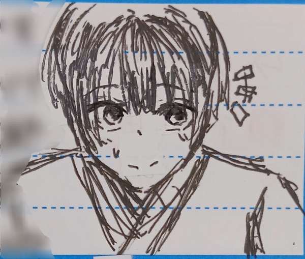 本田さん一発書き!