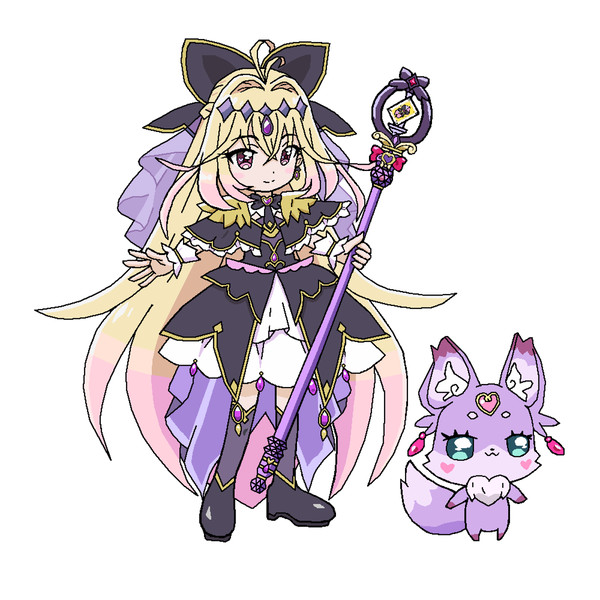 名探偵プリキュア キュアアルカナ・シャドウ & マシュタン