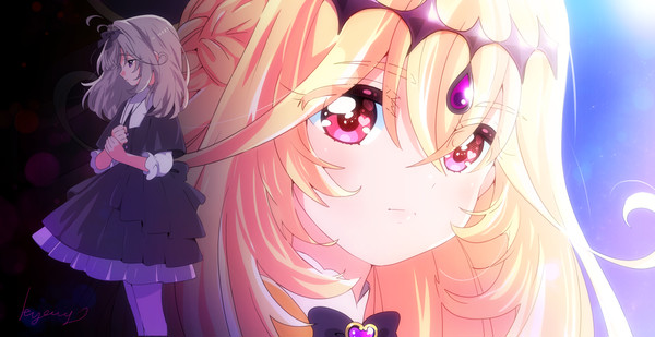 るるかとキュアアルカナ・シャドウ