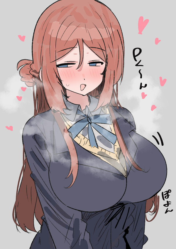 今にも溢れだしそうな莉波ちゃん