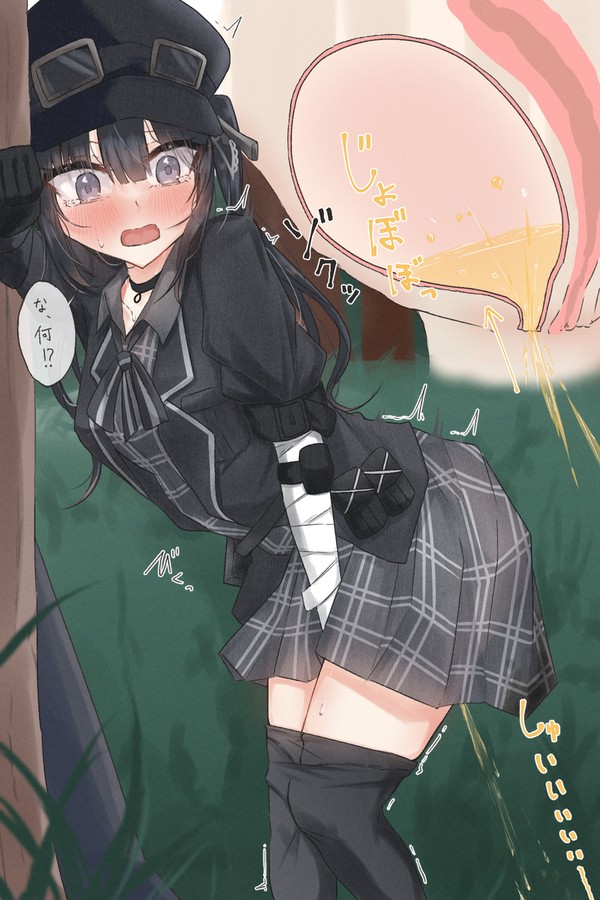 魔法でおしっこを戻されちゃうナノカちゃん