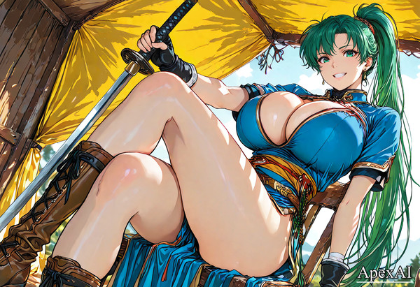 Lyndis (Grass Plain) Sword Pose