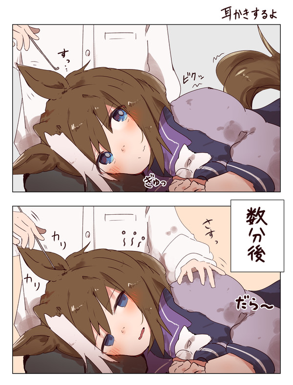 耳かきに勝てなかったシュヴァち