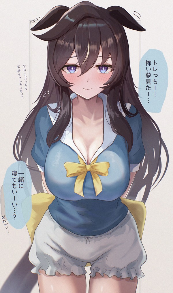 深夜に寝る準備をしていたらヴィブロスが来た…?