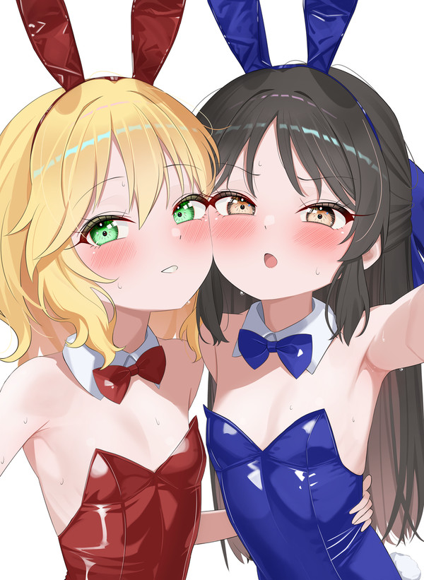 バニーガール❤️💙