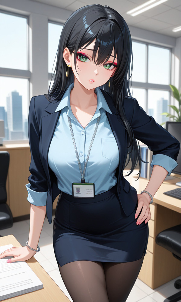 キャリアウーマン風うちの娘ちゃん