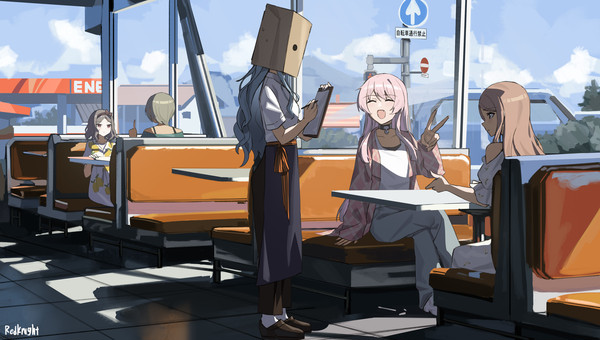 两人私会偶遇奇怪服务员