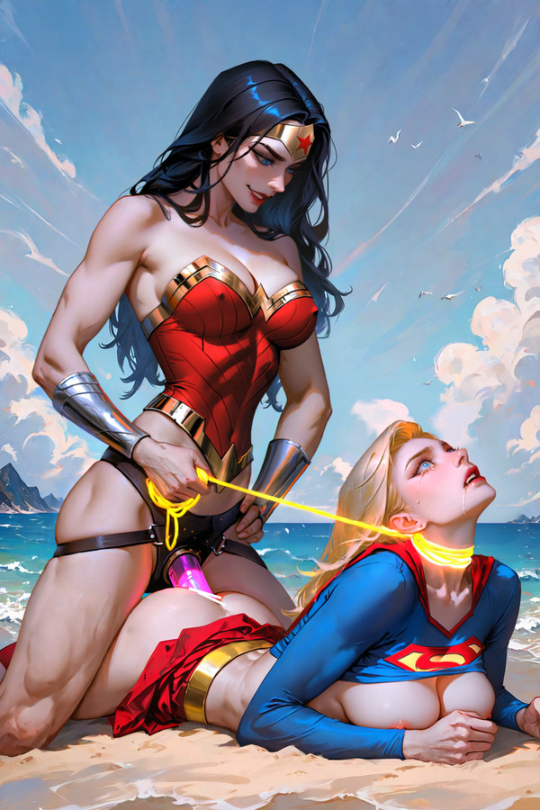 Wonder Woman and Super Girl