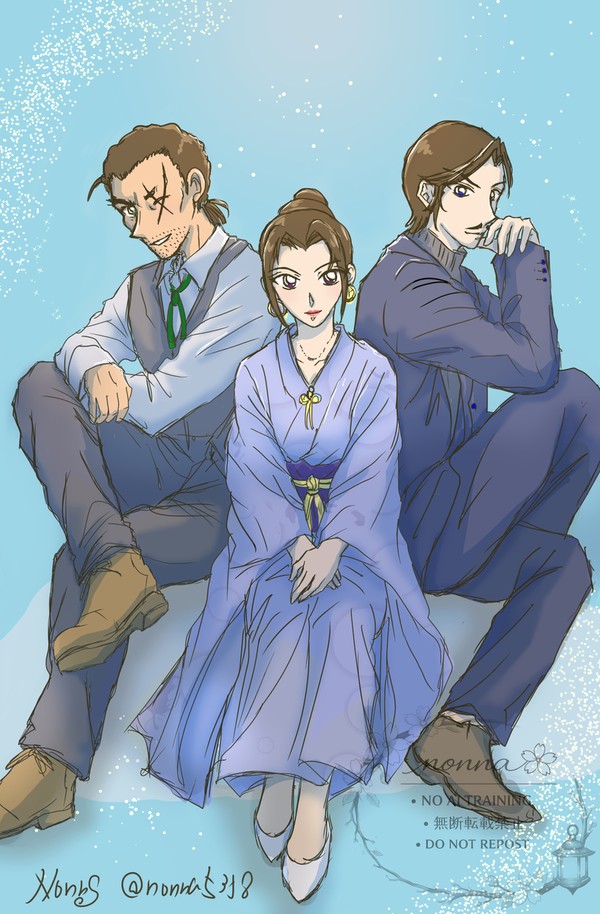 隻眼の残像一周年用イラスト