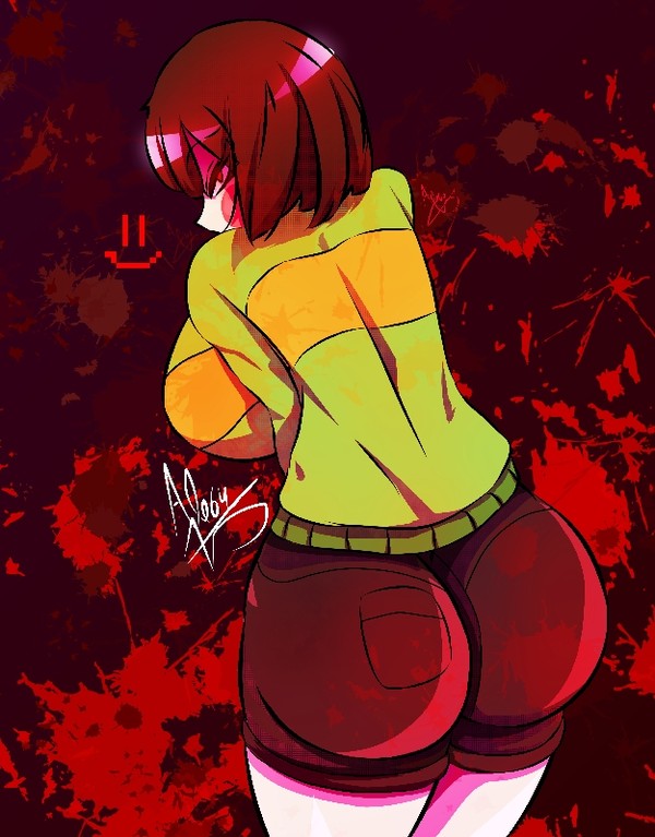Chara (Art by Ale64_XD)