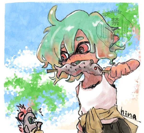 魚食べるんかな