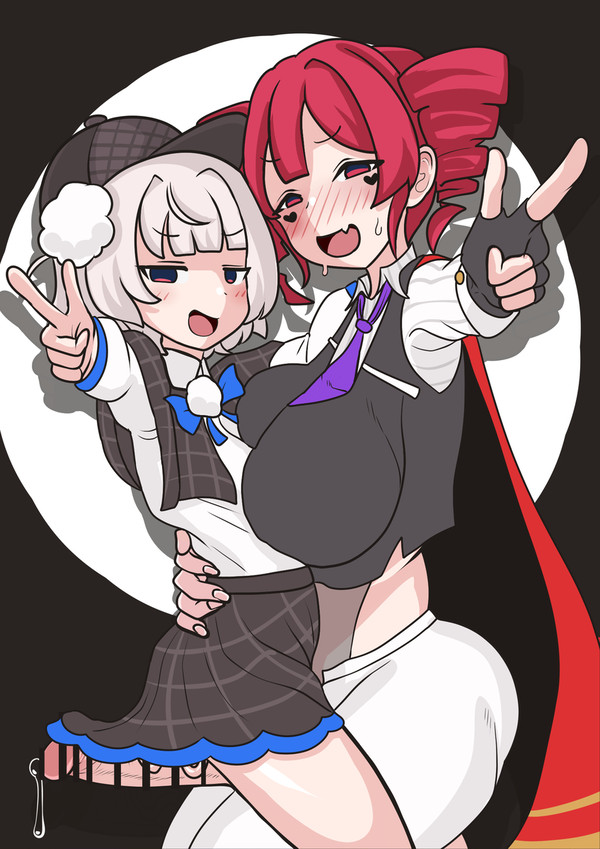 ふたなりテトさんと雨衣ちゃん