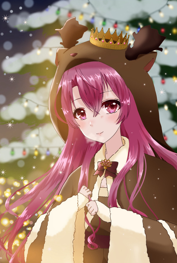 トナカイとのクリスマス