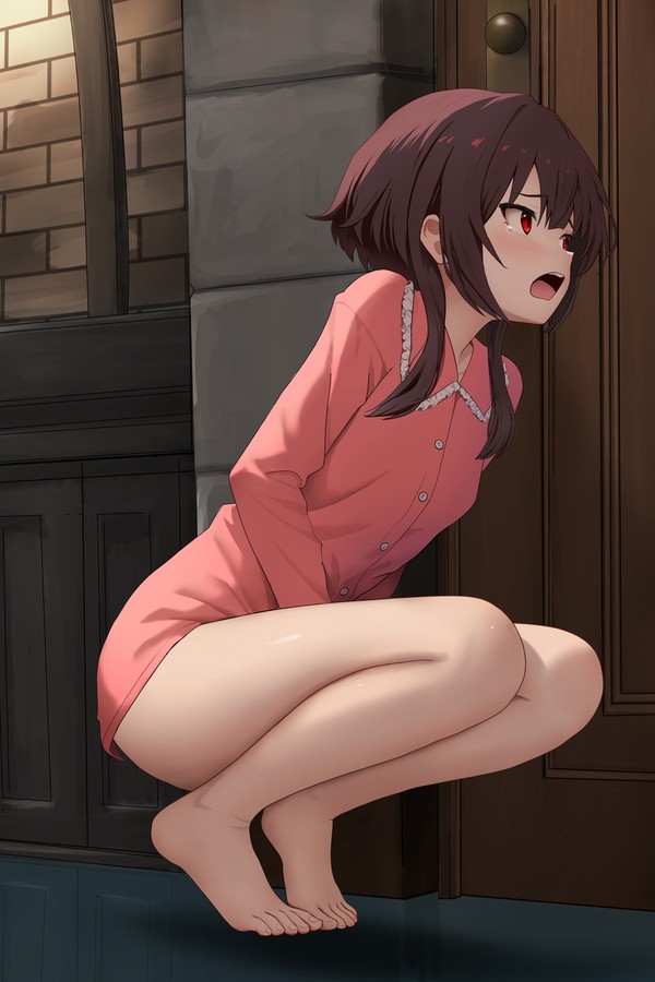 深夜のトイレ待ち