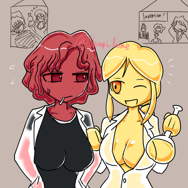科学者スライム娘