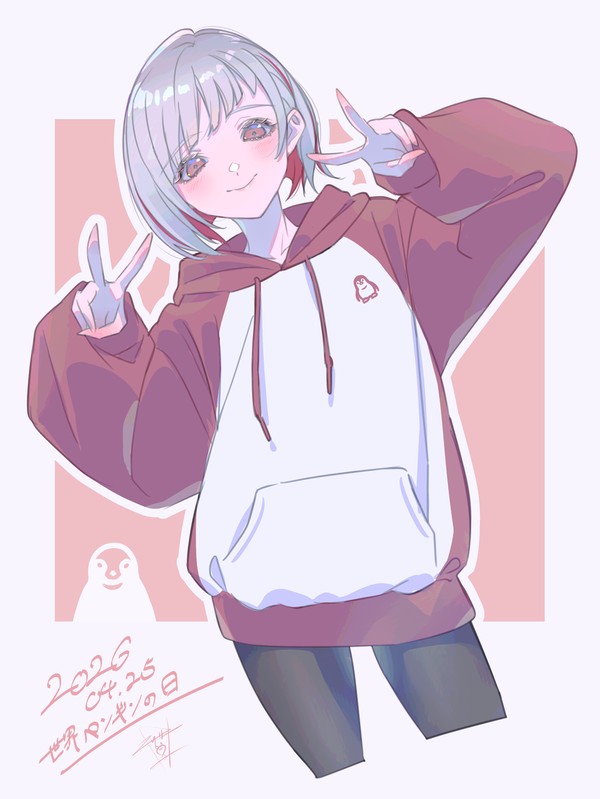 アイコンペンギンパーカーつづたん2026