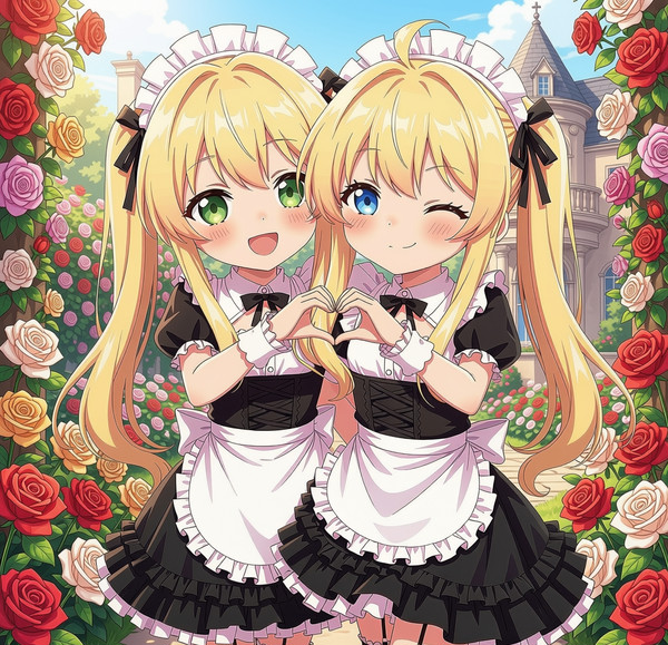 金髪メイド姉妹8