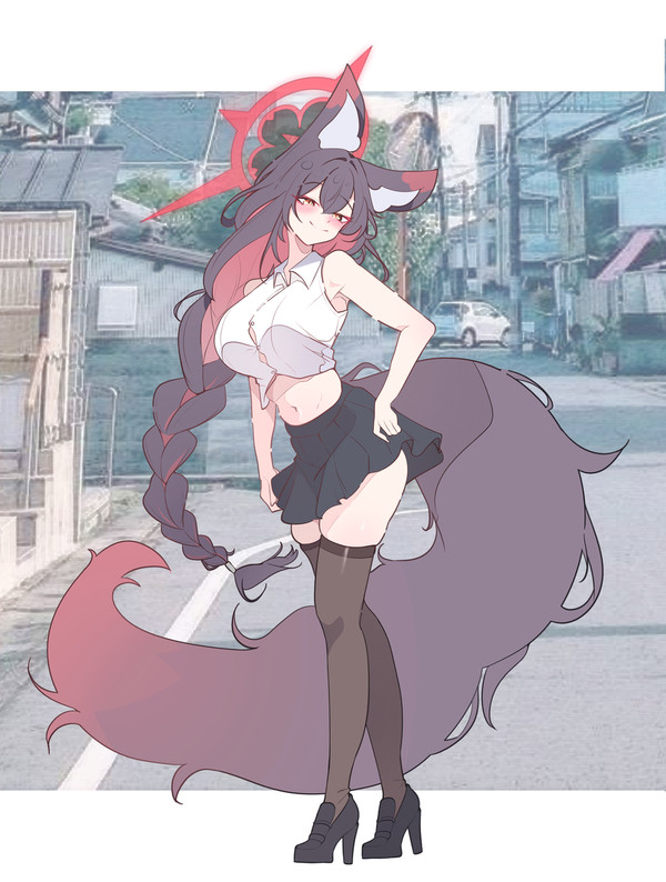 三つ編みのワカモ