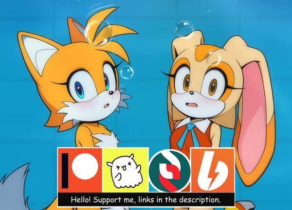 Tails and Cream Underwater