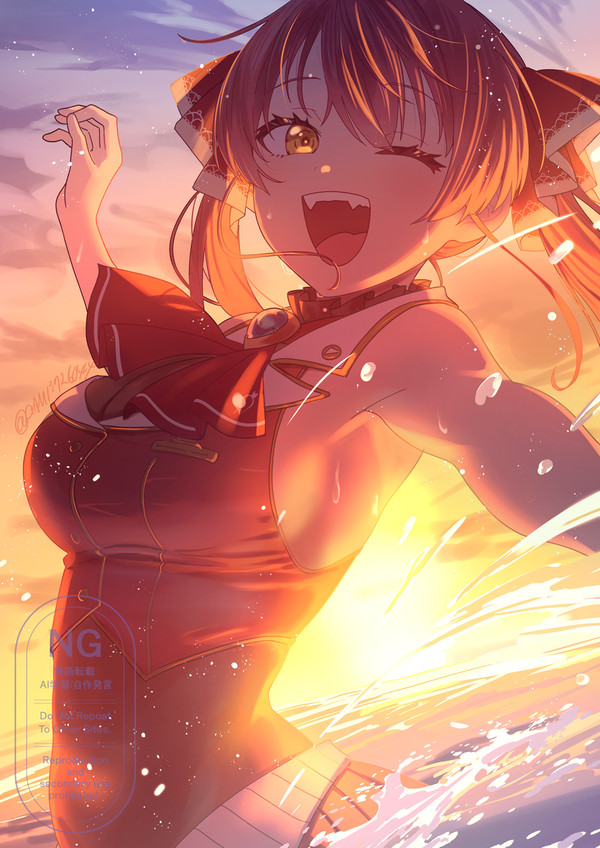 海でマリンと🌊✨