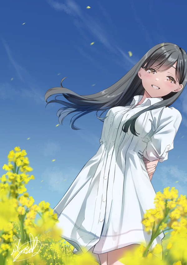 菜の花に包まれて - 1/1