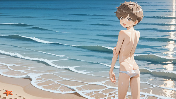Hirose at the beach