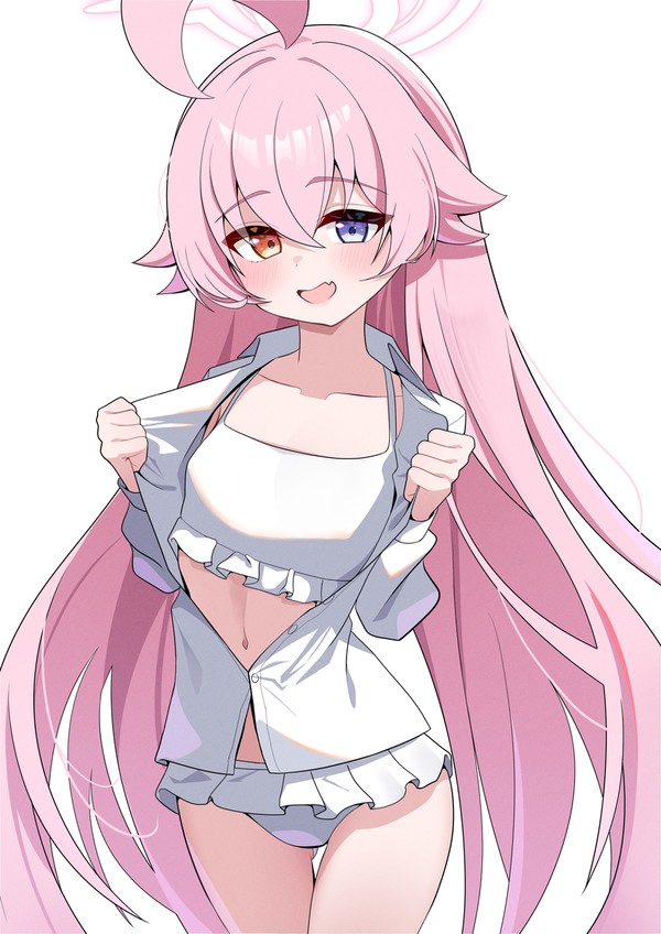 下は水着着てるんだよね〜