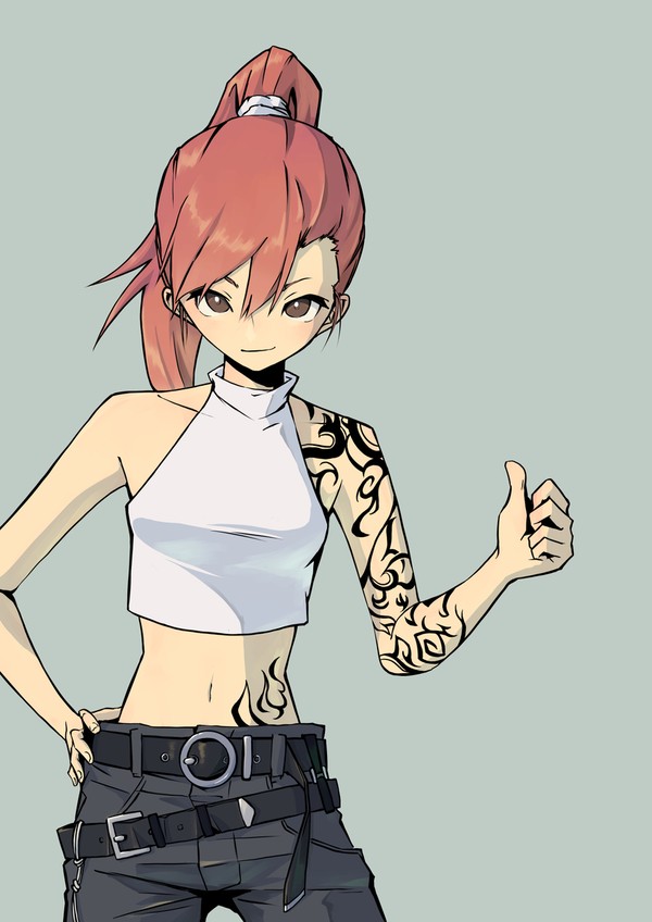 タトゥー少女いいね