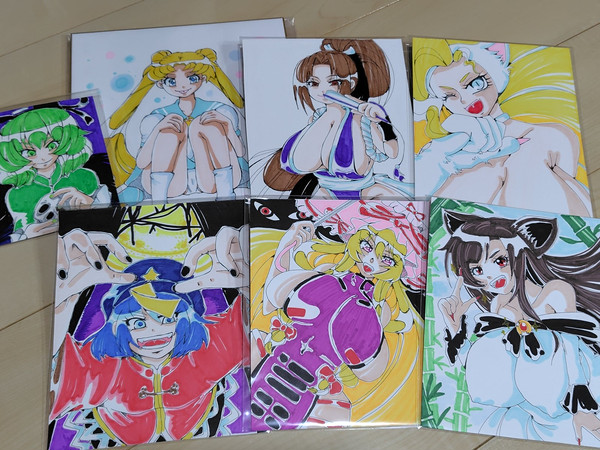 出品用描きました