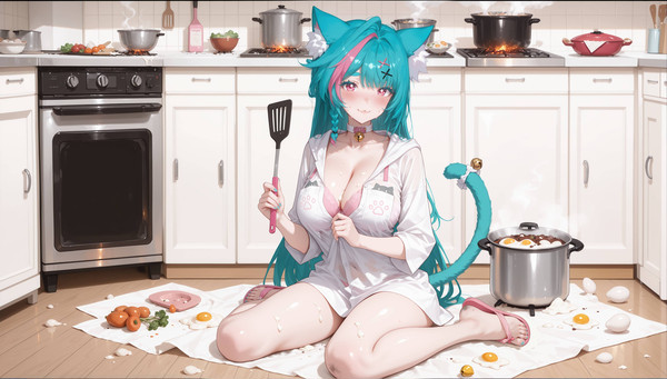 薄荷喵不会做饭