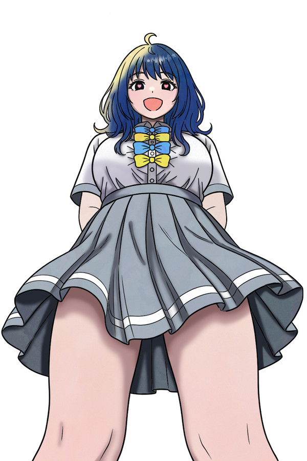 見下ろす八奈見さん