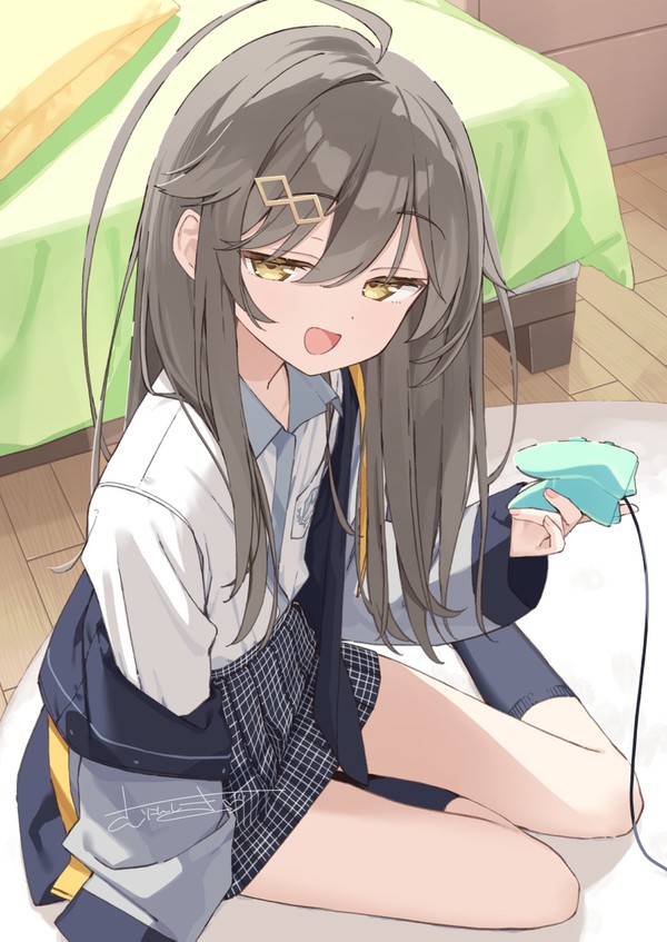 「次負けたら罰ゲームっスよ、せーんぱい?」 - 1/1
